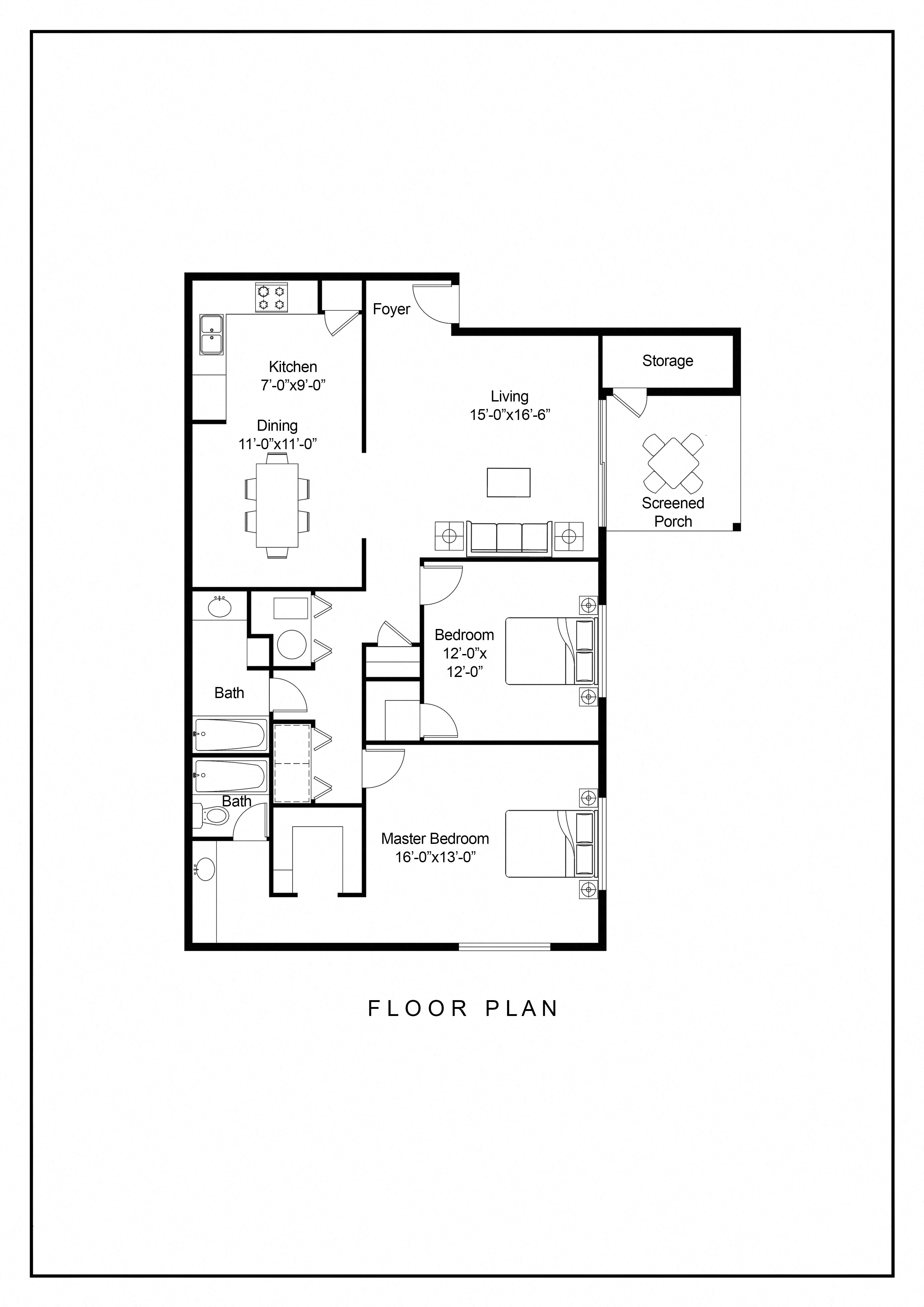 B - The Willow floor plan